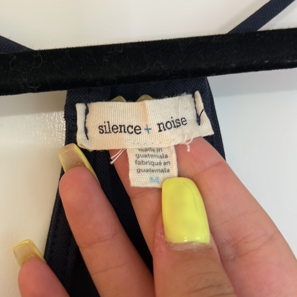 Navy Summer Slip Dress - URBAN OUTFITTERS - Picture 3 of 5